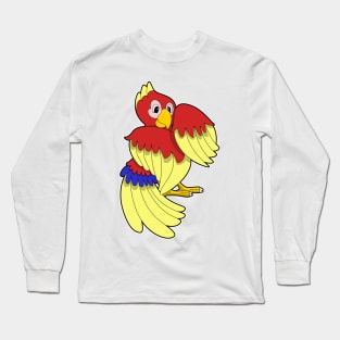 Parrot red yellow Long Sleeve T-Shirt